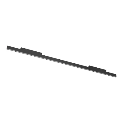 Corp de iluminat liniar cu difuzor opal XTEN încastrat/aparent, 28 W, 3000K, DALI, negru sablat
